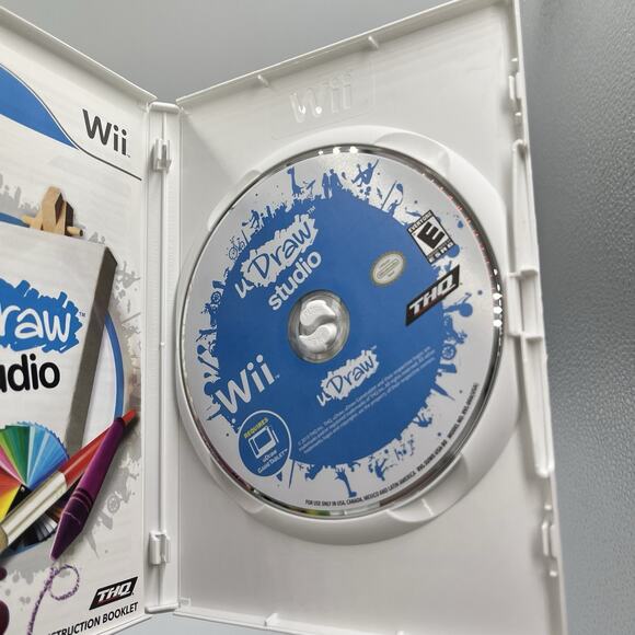 uDraw Studio Wii (Nintendo Wii, 2010) Complete w/ Manual - Tested U DRAW - Picture 4 of 6
